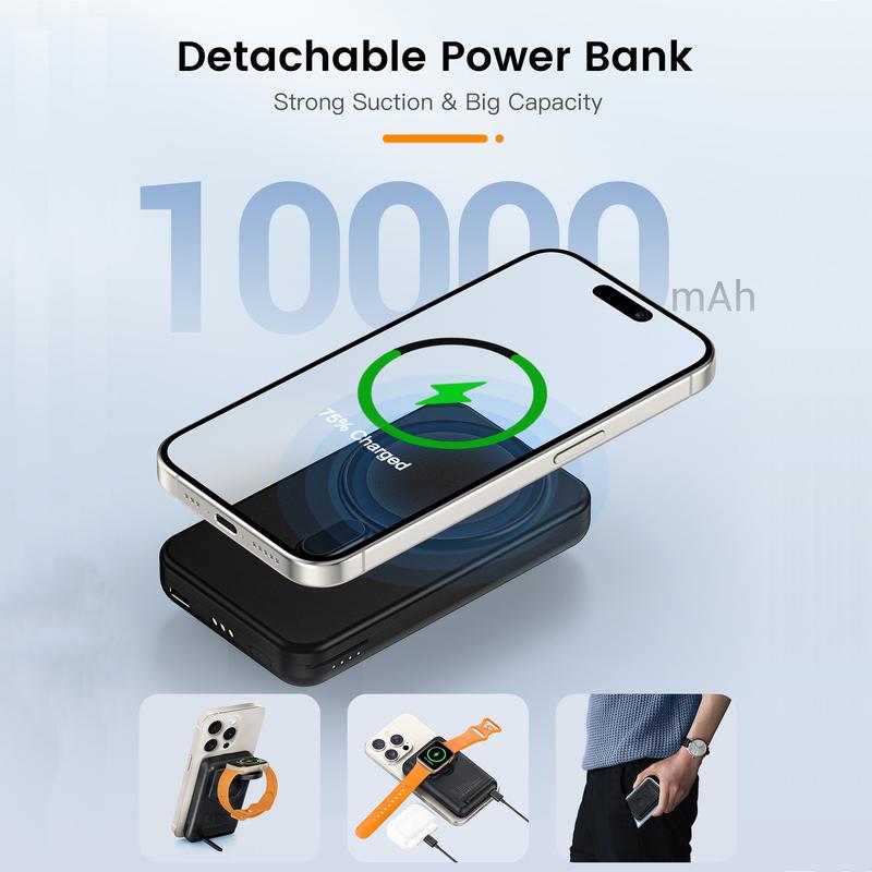 New 3-in-1 charging station, magnetic wireless charging station